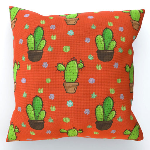 Cushions - Cactus on Orange - printonitshop