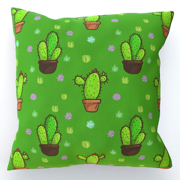 Cushions - Cactus on Green - printonitshop