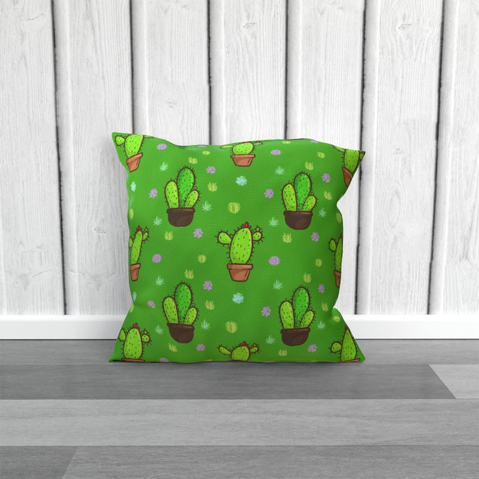 Cushions - Cactus on Green - printonitshop