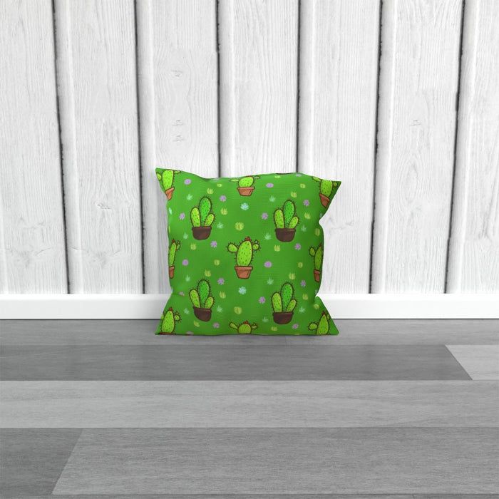 Cushions - Cactus on Green - printonitshop