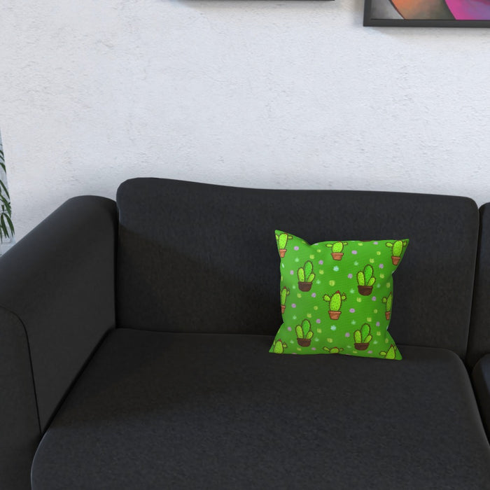 Cushions - Cactus on Green - printonitshop