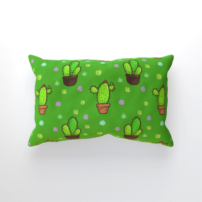 Cushions - Cactus on Green - printonitshop