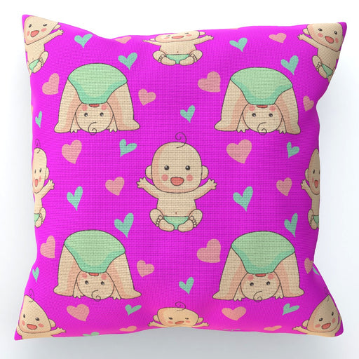 Cushions - Babies on Pink - printonitshop