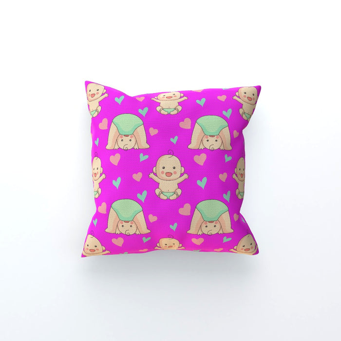 Cushions - Babies on Pink - printonitshop