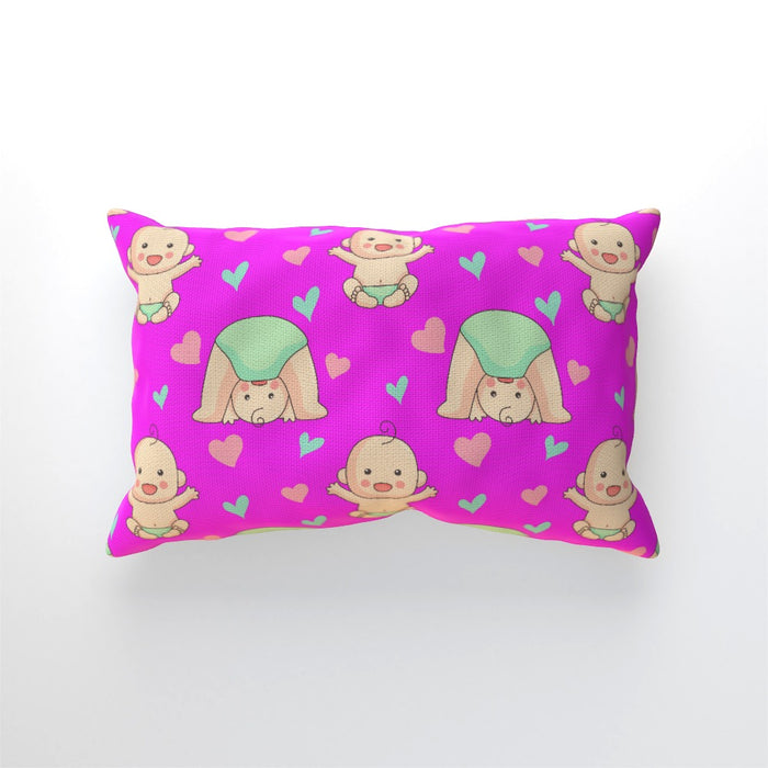 Cushions - Babies on Pink - printonitshop