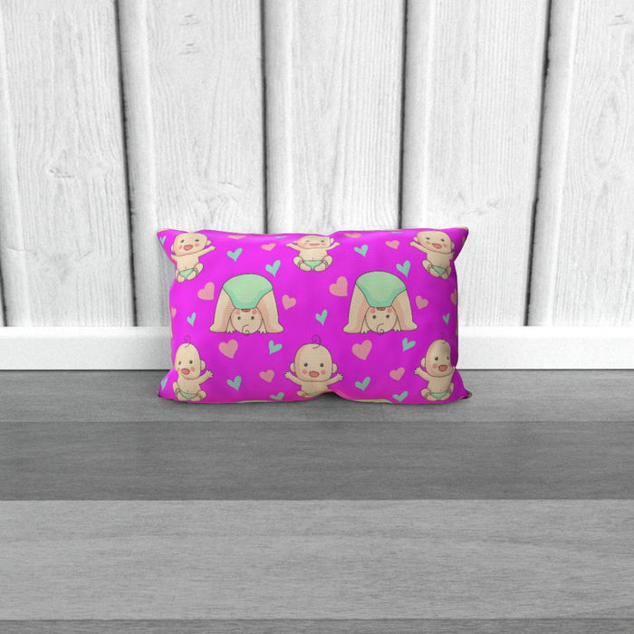 Cushions - Babies on Pink - printonitshop