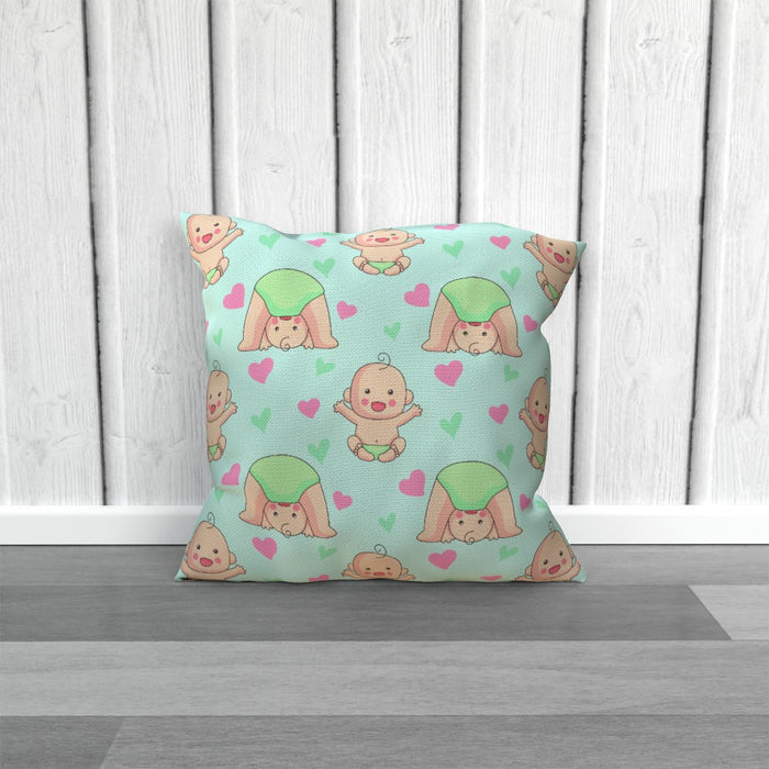 Cushions - Babies on Light Blue - printonitshop