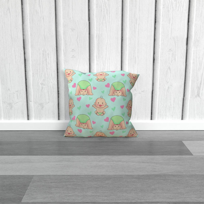 Cushions - Babies on Light Blue - printonitshop