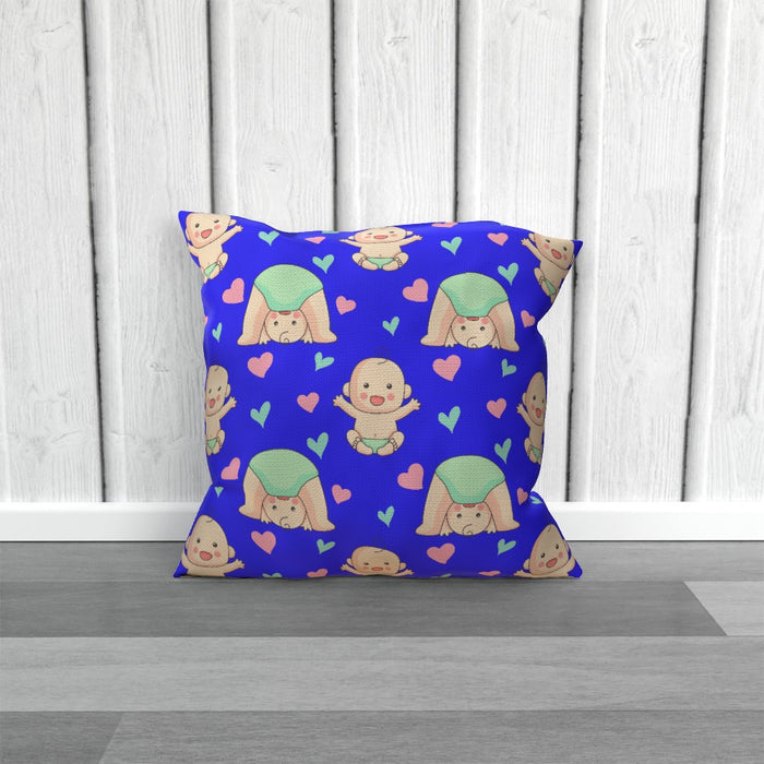 Cushions - Babies on Blue - printonitshop