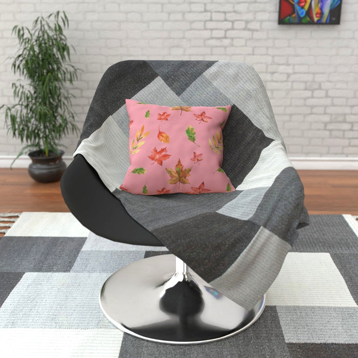 Cushions - Autumn Leaves Pink - printonitshop