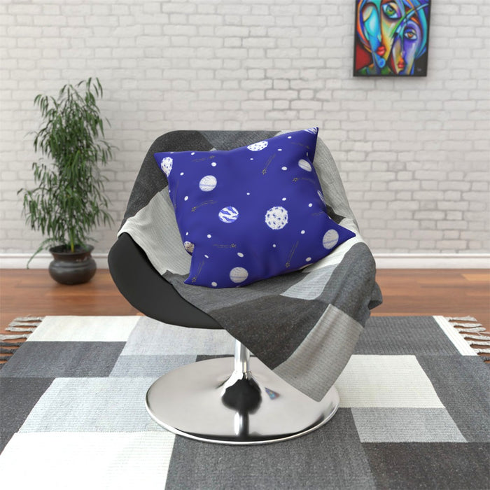 Cushions - Planets Blue - printonitshop