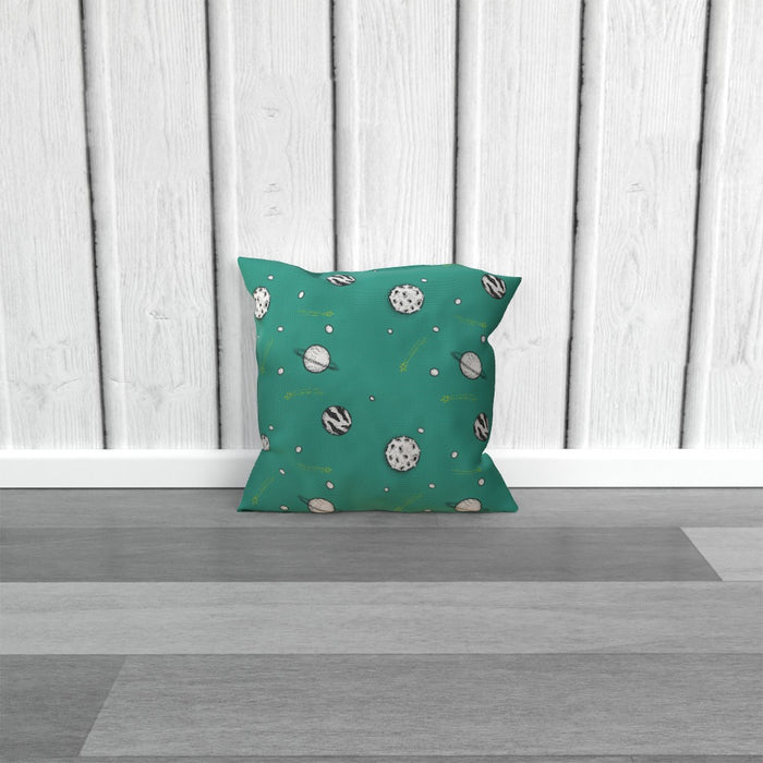 Cushions - Planets Teal - printonitshop