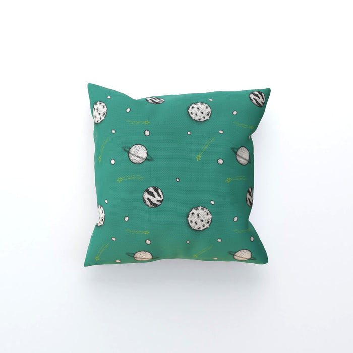 Cushions - Planets Teal - printonitshop