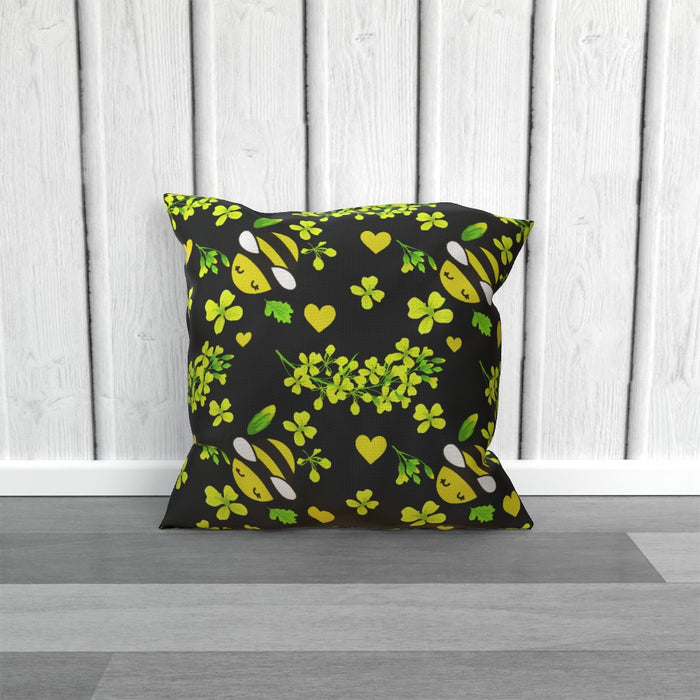 Cushions - Bees On Black - printonitshop