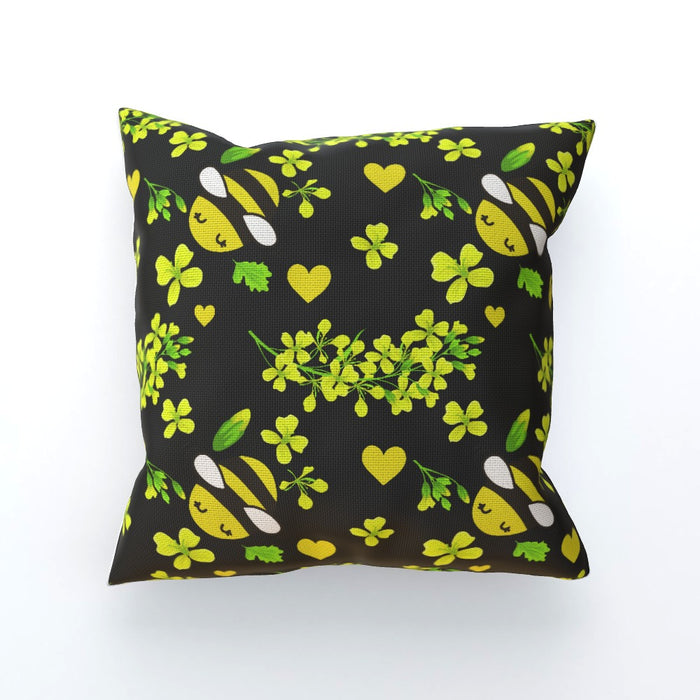 Cushions - Bees On Black - printonitshop