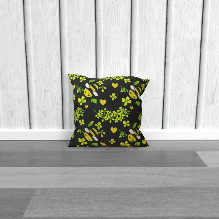 Cushions - Bees On Black - printonitshop