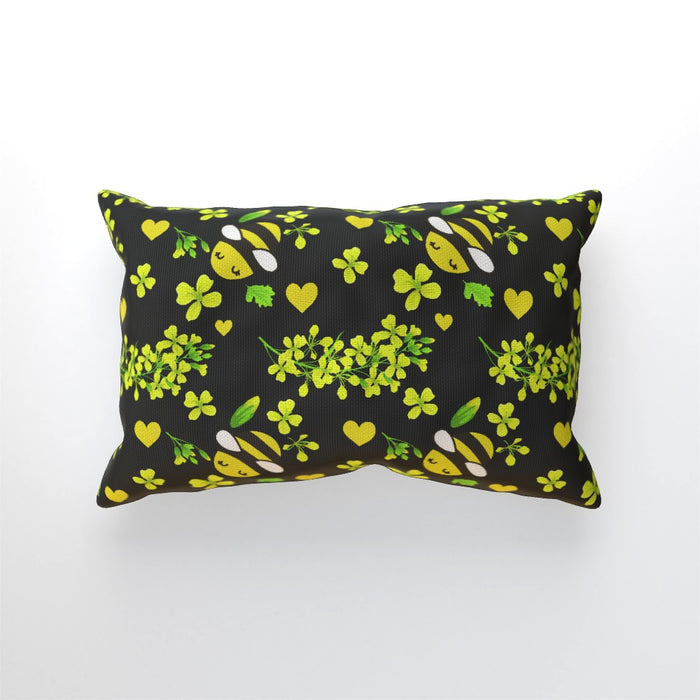 Cushions - Bees On Black - printonitshop