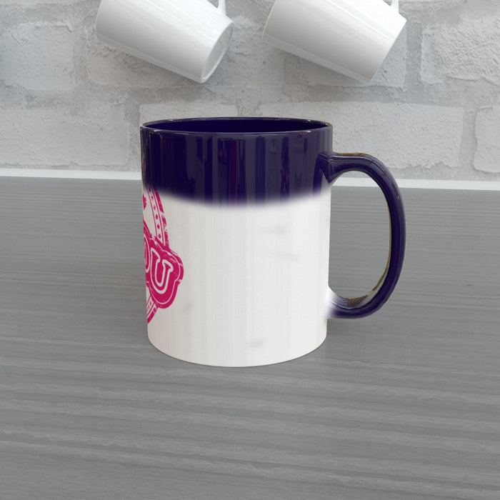 11oz Colour Changing Mug - I Love u roundal - Print On It