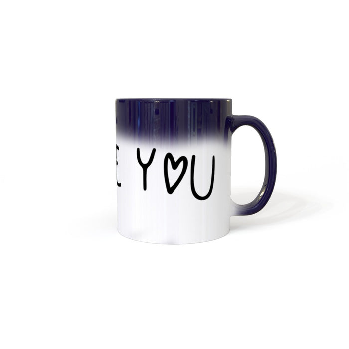 11oz Colour Changing Mug - I Love u - Print On It