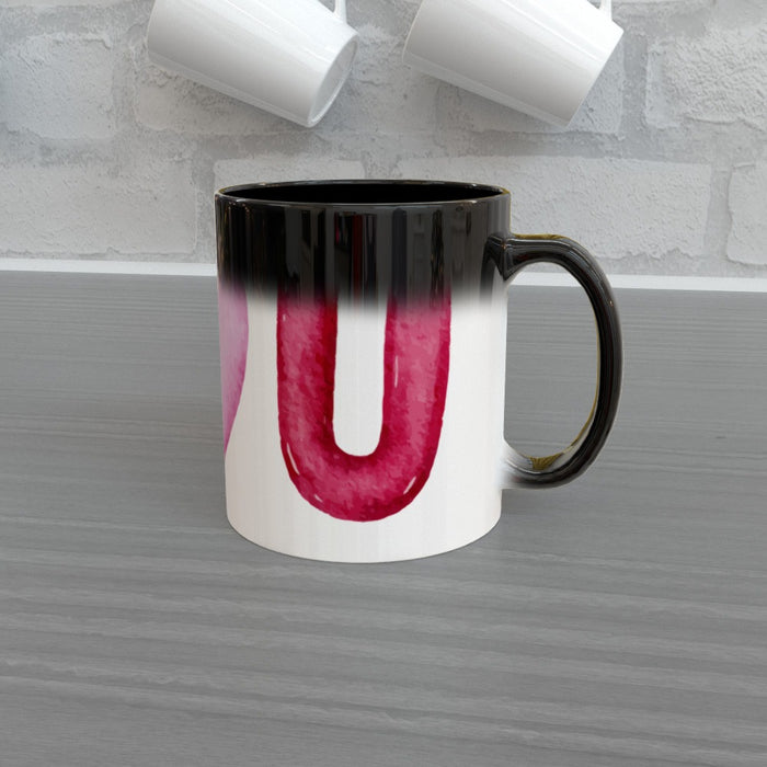 11oz Colour Changing Mug - I Love u 2 - Print On It