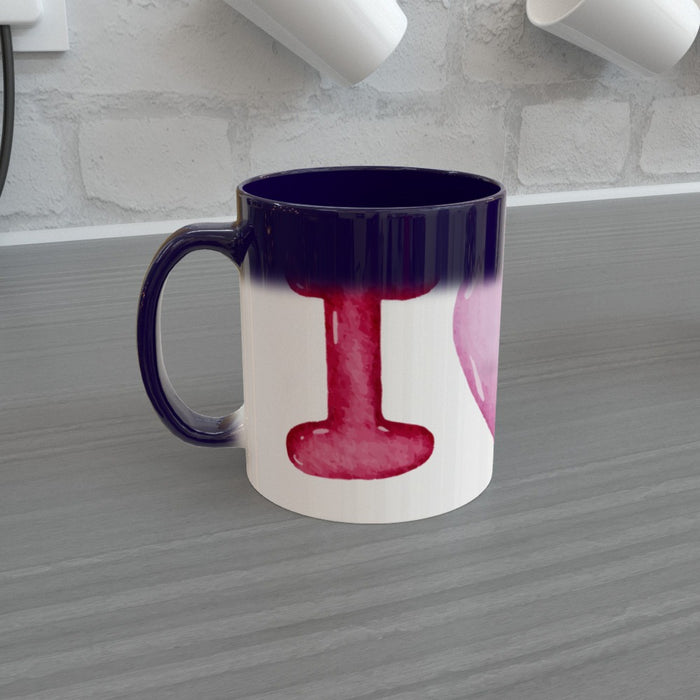 11oz Colour Changing Mug - I Love u 2 - Print On It