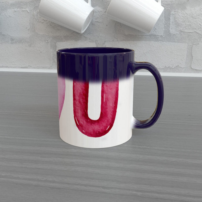 11oz Colour Changing Mug - I Love u 2 - Print On It