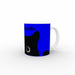 11oz Ceramic Mug - Kitty - Personalised - Blue - Print On It