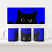 11oz Ceramic Mug - Kitty - Personalised - Blue - Print On It