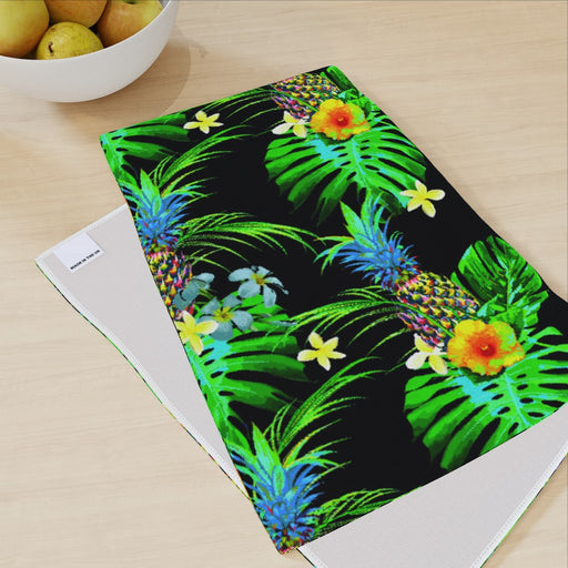 Tea Towel - Tropical Black - printonitshop