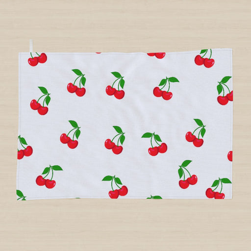 Tea Towel - White Cherries - printonitshop