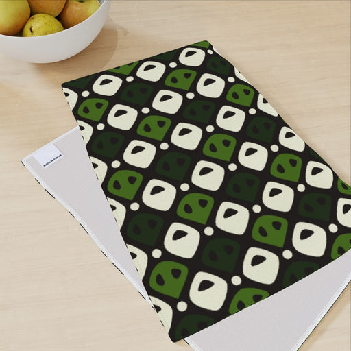 Tea Towel - Abstract Green - printonitshop