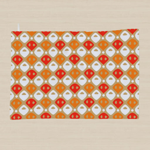 Tea Towel - Abstract Orange - printonitshop