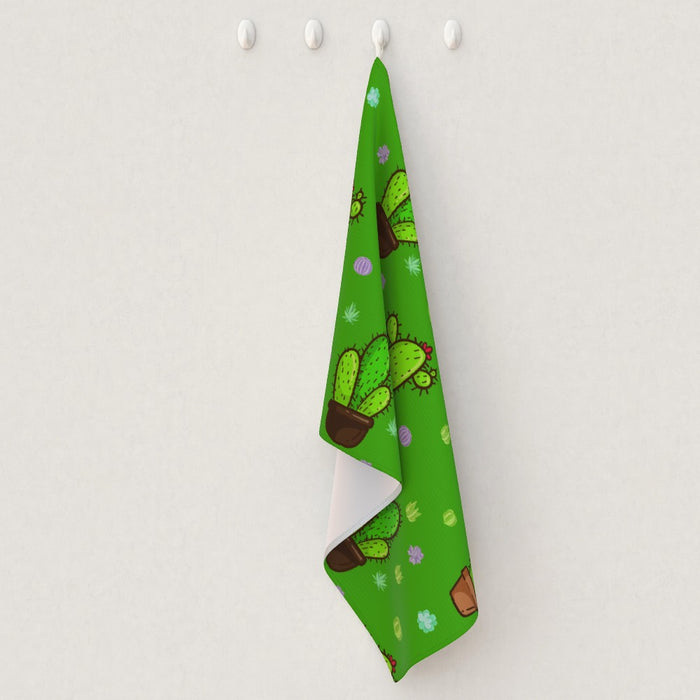 Tea Towel - Cactus Green - printonitshop