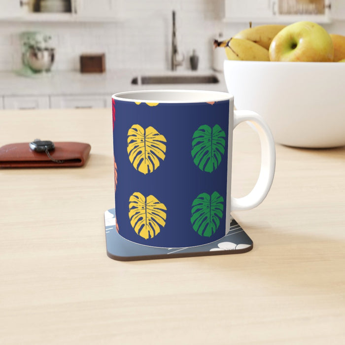 11oz Ceramic Mug - Leaves - printonitshop