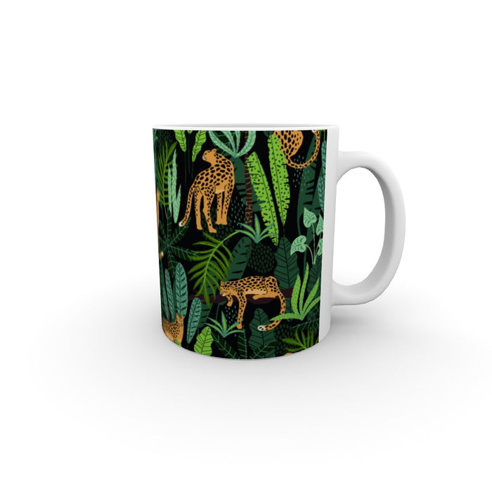 11oz Ceramic Mug - Leopard Jungle - printonitshop