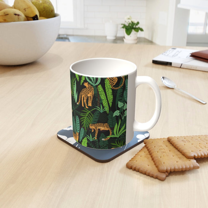 11oz Ceramic Mug - Leopard Jungle - printonitshop