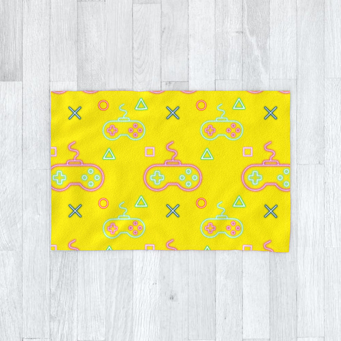 Blanket - Gaming Neon Yellow - printonitshop