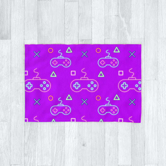 Blanket - Gaming Neon Purple - printonitshop