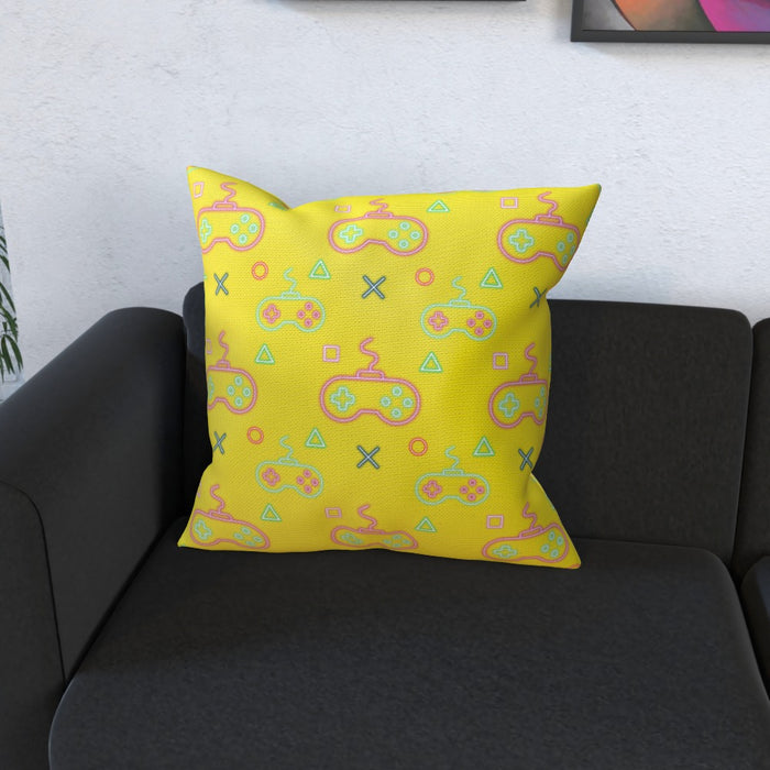 Cushions - Gaming Neon Yellow - printonitshop