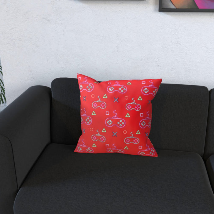 Cushions - Gaming Neon Red - printonitshop