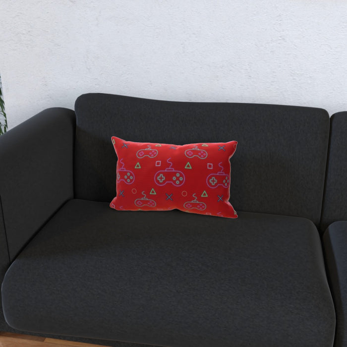 Cushions - Gaming Neon Red - printonitshop