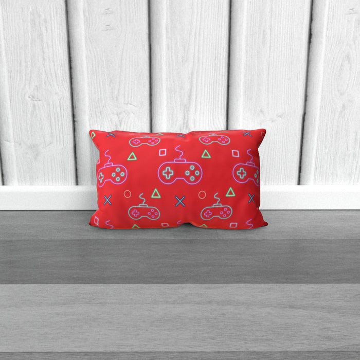 Cushions - Gaming Neon Red - printonitshop