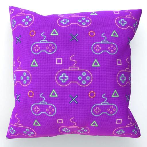 Cushions - Gaming Neon Purple - printonitshop