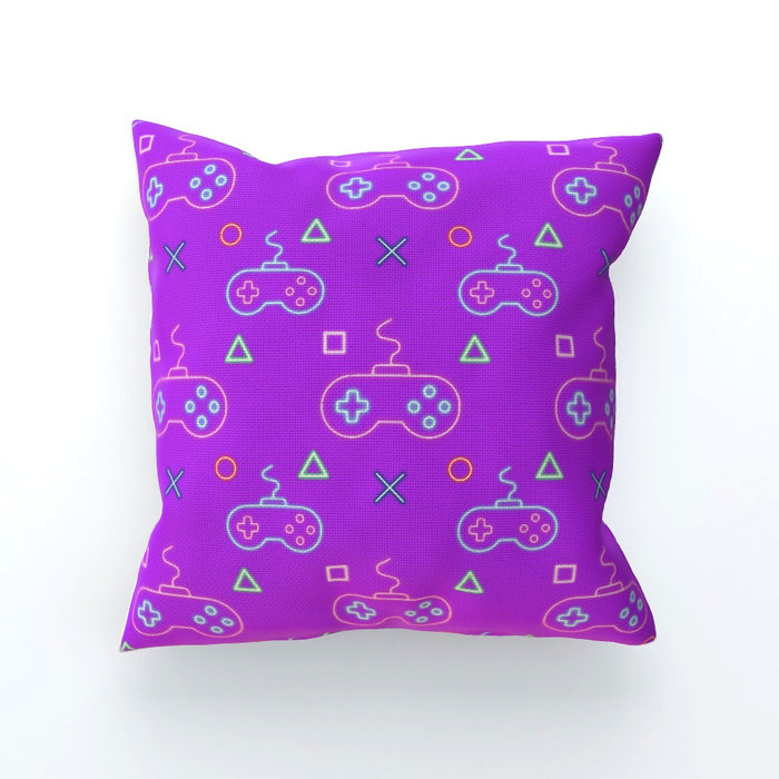 Cushions - Gaming Neon Purple - printonitshop