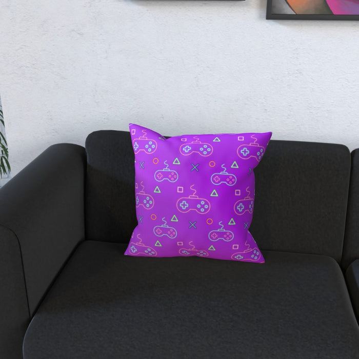 Cushions - Gaming Neon Purple - printonitshop