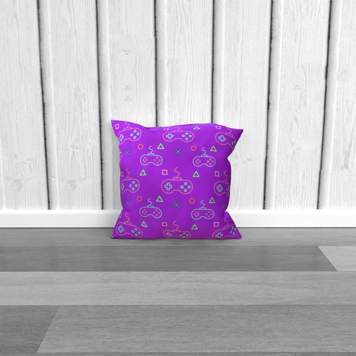 Cushions - Gaming Neon Purple - printonitshop