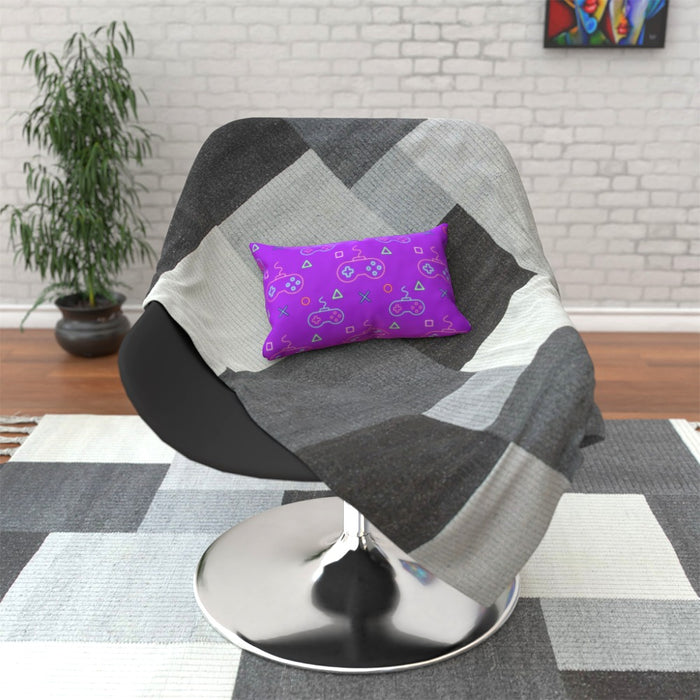 Cushions - Gaming Neon Purple - printonitshop