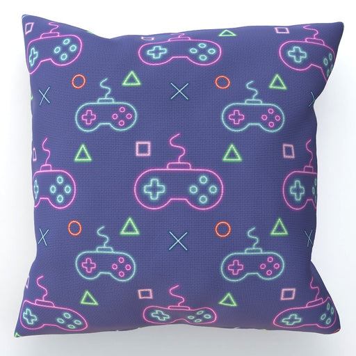 Cushions - Gaming Neon Light Purple - printonitshop