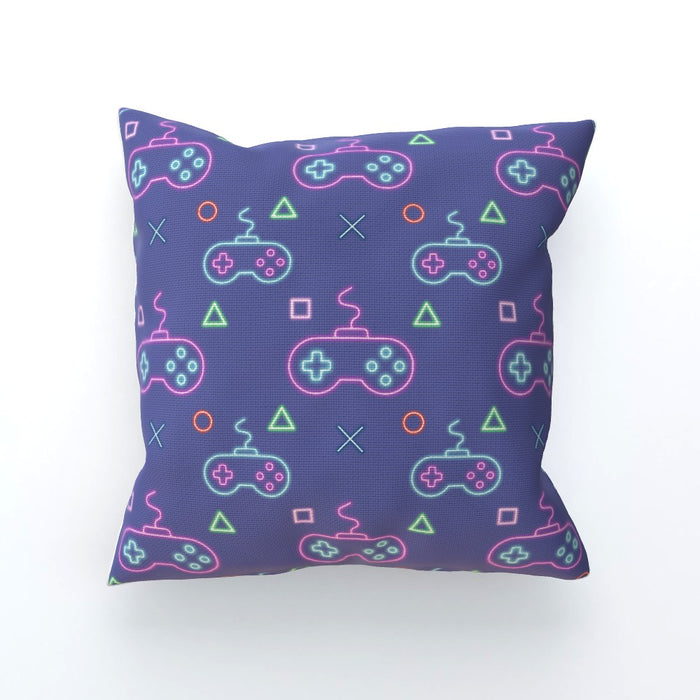 Cushions - Gaming Neon Light Purple - printonitshop