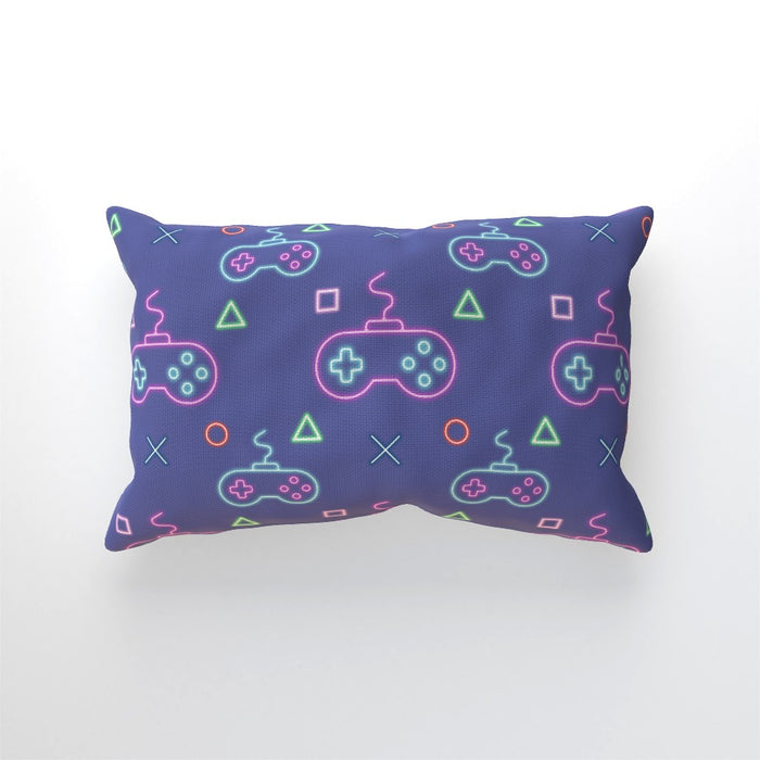 Cushions - Gaming Neon Light Purple - printonitshop